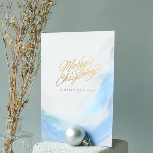 Blue Christmas Card 2021